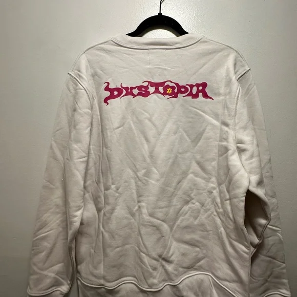 Heaven White Graphic Sweatshirt